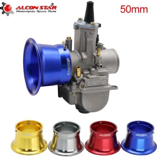 Alconstar- 50mm Air Filter Interface Cup Carburetor Wind Cup Horn Cup for Mikuni Koso Oko Keihin PWK 21/24/26/28/30mm PE28 30mm
