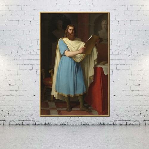 Artcozy Oil Canvas Painting alarico ii For Home Decoration Wall Art