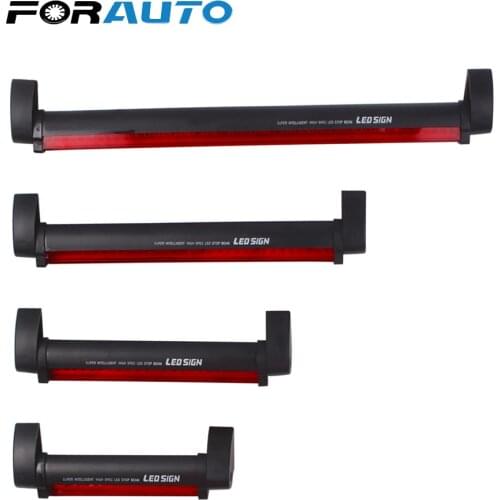FORAUTO Car Stop Rear Tail Parking Lamp Car Brake Light Auto Warning Lamp Red Light 14 24 32 48 LED Light Source Car-styling 12V