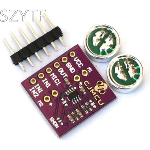 CJMCU-9813 MAX9813H Microphone Microphone Amplifier Fixed Gain Integrated Bias Module