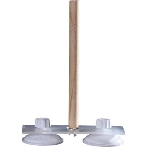 Bird Wood Shower Perch with Suction Cup Window Wall Portable Stand for Cockatoo Budgie Love Birds Finch Canary Bath Toy
