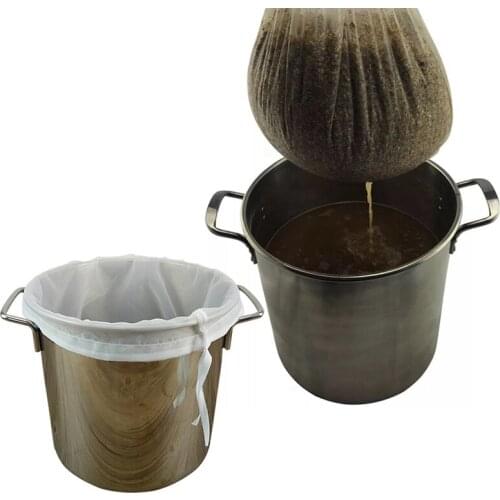 Beer Homebrew Filter Bag for Brewing Malt Boiling Wort Mash Strainer Tool Mesh Nylon Food Strainer Bag Nut Milk Juice Filter