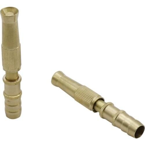 Brass Water Gun with Barbed Adjustable Pressure Washer for Car Wash Yard Cleaning Garden Lawn Watering 10 Pcs