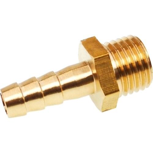M14x1.5 M14x2 Metric Male Thread To 8mm 10mm 12mm Hose Barb Brass Pipe Fitting Coupler Connector Adapter