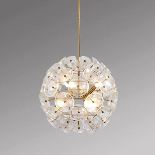 Postmodern minimalist creative chandelier living room bedroom model room crystal lamp Nordic luxury dining room lamp