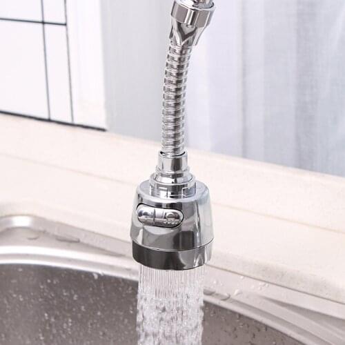 Nozzle for faucet Stainless steel 360 rotatable faucet extender filter Kitchen Sinks Tap