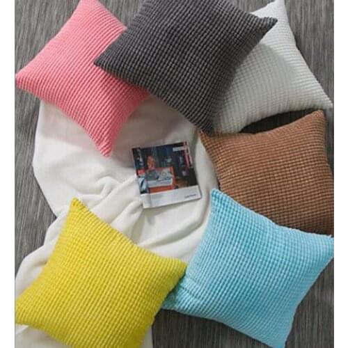 Nordic Cushion Covers Super-Soft Velvet Corduroy Home Decor Pillow Cover For Sofa 30x50/45x45cm Decorative Pillow Case