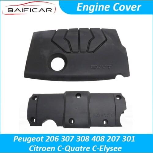 Baificar Brand New Engine Cover Bonnet Dust Decorative Hood For Peugeot 206 307 308 408 207 301 Citroen C-Quatre C-Elysee