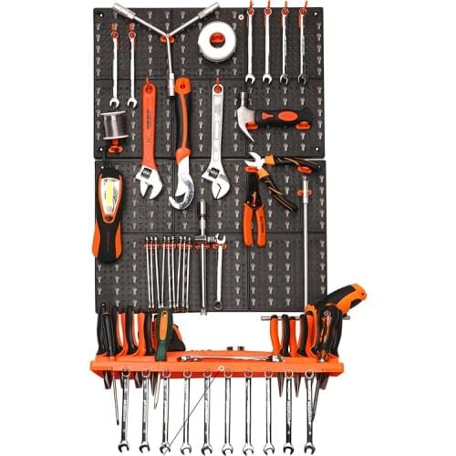 2018 New Plastic Hook Tool Box Wall-Mounted Tool Parts Organiser Component Box Hanging Plastic Toolbox Wall Hardware Parts Box