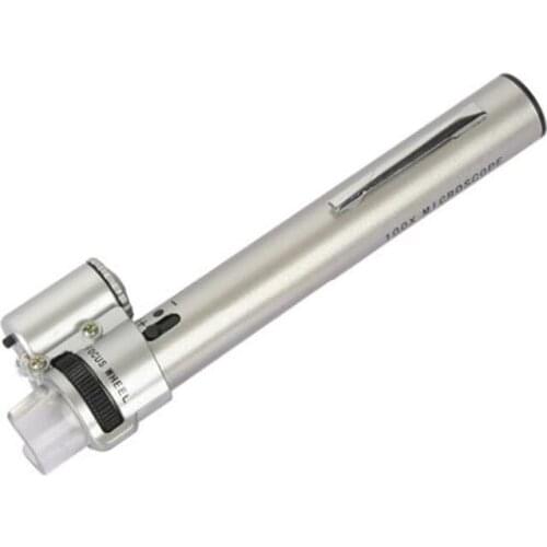 Wholesale 10085-9 Handheld Pen Portable Magnifying Glass Microscope Magnifyier glasses,Magnifier 100X Definition Ampliador,Loupe