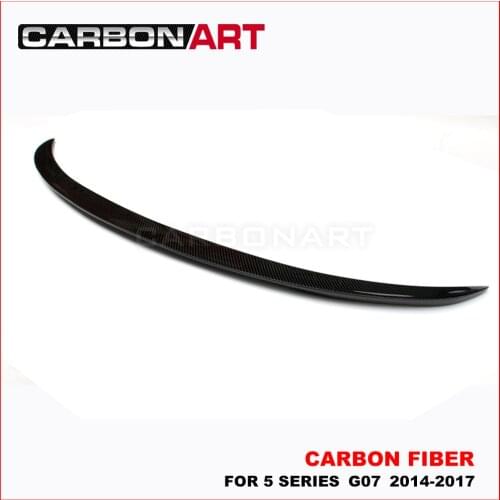 P Style Carbon Fiber Trunk Wing Spoiler for 5 Series GT F07 (LCI: 2014 - 2017) Carbon Fiber Rear Trunk Lid Spoiler Car Wing
