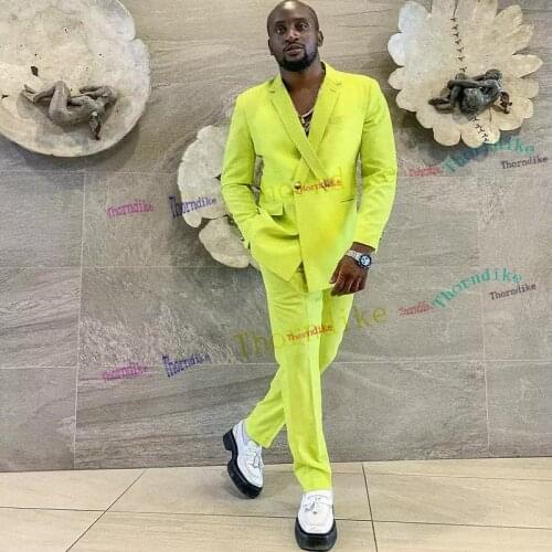 Thorndike Latest Coat Pant Design Men Suit Slim Fit Skinny Casual Blazer Custom Groom Tuxedo Lino Jacket+Pant T1123