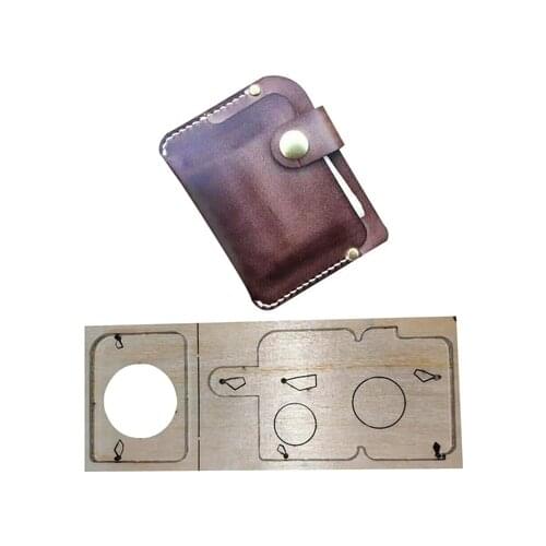 NewJapan Steel Blade mould DIY leather Glasses bag punch tool knife mould wooden die Leathercraft Tool set