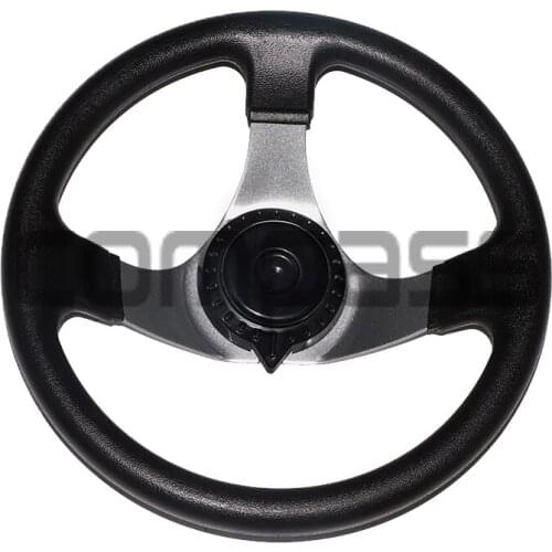 300mm 30cm Steering wheel With Cap Assy Fit For DIY China Go Kart Buggy Karting ATV UTV Bike Parts
