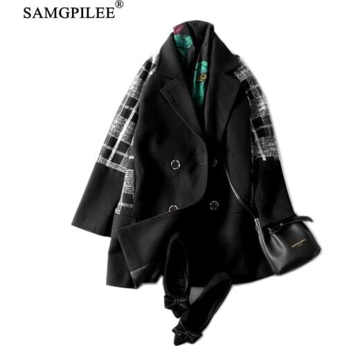 Samgpilee Women's Plaid Coats