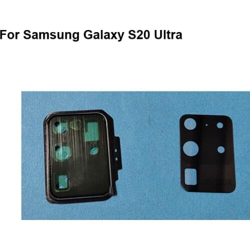 Tested Good For Samsung Galaxy S20 Ultra Rear Back Camera Glass Lens +Camera Cover Circle Housing For Samsung Galaxy S 20 Ultra