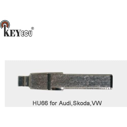 KEYECU 10x KEYDIY Universal Remotes Flip Key Blade HU66 for Audi, for Skoda, for V*W