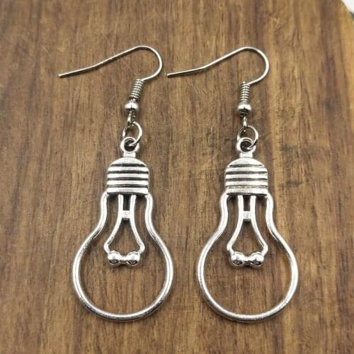 2 pair Fashion Design Bulbs Earrings For Women Light Bulb Drop Earrings Punk Jewelry