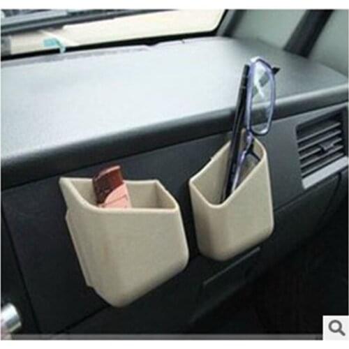 1Pcs Universal Car multi-function storage box Adhesive storage box convenient storage box glove sundries sorting box