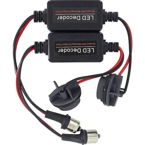 2-Pack 1156 BA15S 1141 1073 7506 Canbus Turn Signal Wiring Flash Load Resistors LED Decoder Warning Error hyperflash Canceller