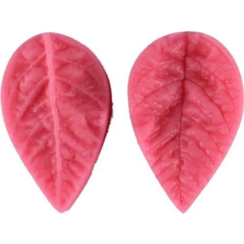 3 sets/lot) New arrivals double sides 4.2*2.5*2 cm beautiful leaf pressing printing stamping fondant sugarcraft pastry mould