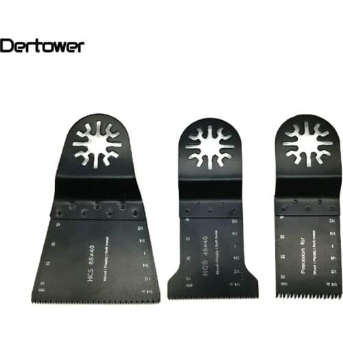 3pcs/set Oscillating MultiTool HCS 32 45 65 mm E-cut Saw Blade Fits For Multimaster Renovator Bosch Multifunction Power Tools
