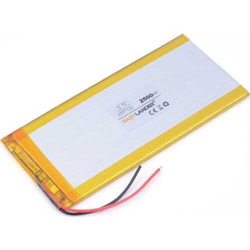 3557122 2500mAh lithium Tablet polymer battery 3.7V with a Tablet PC V811V801 Paul battery E-book tablet pc power bank