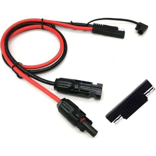 40GF SAE Adapter to Solar Panel Connector 10AWG 60cm/30cm Cable Conector Charger Kit for RV Solar Panel Battery