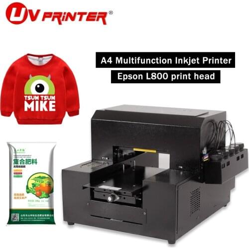 A4 UV printer small flatbed for wallet/card/mobile phone case/certificate printing using Epson print head