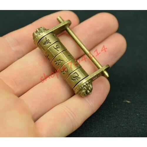 Tang Dynasty Antiques, Old-fashioned Bronze Locks, Exquisite Handicraft Collections
