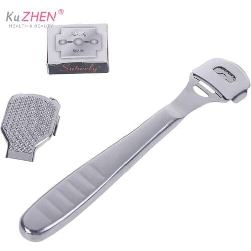 Stainless Steel Foot Shaver Callus Remover Foot Skin Shaver Corn Cuticle Cutter Remover Rasp Pedicure File Foot Dead Skin Shaver