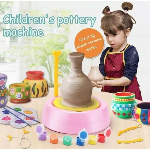 Pottery Wheel Electric Children DIY Arts & Crafts Ceramic Pottery Wheels Clay Pottery Wheel Machine For Ceramic Work Ceramics