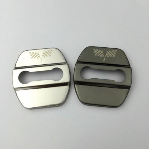 GR-DL32 Door Lock Decoration Protection Cover flags emblem case for nissan almera x-trail qashqai tiida sunny car accessories