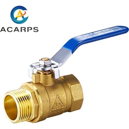 1/2" 3/4" 1" Brass ball valve Internal And External Wire Ball Valve Natural Gas Switch Tap Water Valve