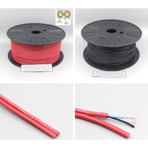 LN004800 50m High Purity PCOCC Stereo Earphone DIY Bulk Cable With Japanese Conductors + PEP Insulated