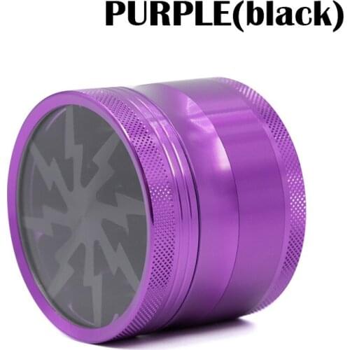 63mm New aluminum alloy lightning Tobacco Grinder Smoking Spice Mill Grinder Machine Accessories