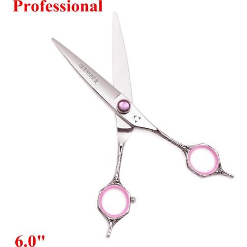6.0 Hair Scissors Set Professional Hairdressing Scissors Hair Cutting Scissors 440c Hairdresser Thinning Salon Barber Tools 9018