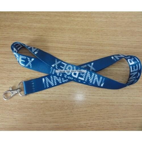 Blue Top Men Women Polyester Neck Lanyard Custom Logo Imprint Cheap Promotion Gift Lanyards 15mmX90CM