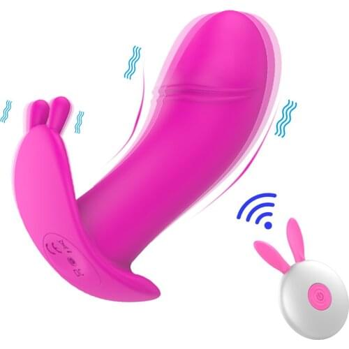 12 Speed Wireless Remote Dildo Vibrator Rabbit Vibrator USB Rechargeable Waterproof Silicone Dildo Vibrator Female Masturbation