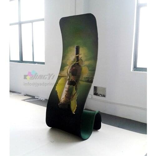 Tradeshow booth EZ tube Hanging Sign Display, POP up Table Display, Feather Flags, Snake Shape Display Stand Banner