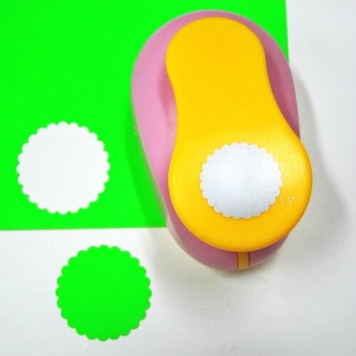 1.5''Circular Embossing Craft Puncher Hole Punch Designs Perforator Paper Card Making For Circle Eva Cutter Diy Hobby Tools