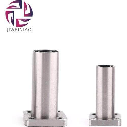 5pcs/lot LMK12LUU Long Flange Linear Ball Bearings 12*21*57mm Aluminum 3D Printers Part Extended Bush Parts Accessories