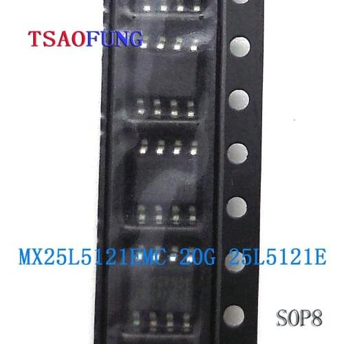 5Pieces MX25L5121EMC-20G 25L5121E SOP8 Integrated Circuits Electronic Components