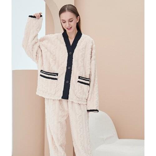 DAINAFANG Women's Flannel Pajamas