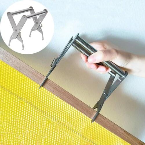 Stainless Steel Bee Hive Frames Holder Beehive Capture Grip Clamp Frame for Bees Beekeeping Products Increase Honey Bee Tools