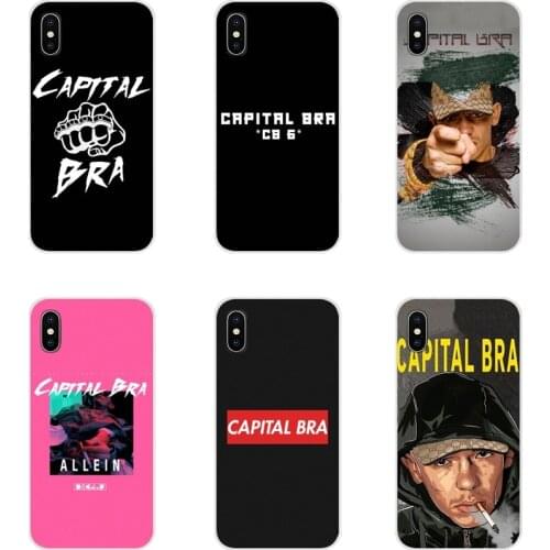 For Apple iPhone X XR XS MAX 4 4S 5 5S 5C SE 6 6S 7 8 Plus ipod touch 5 6 Accessories Phone Shell Covers rapper Capital Bra