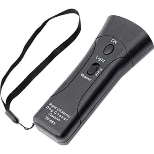 Dog Chaser Anti Barking Stop Bark Pet Dogs Training Device Portable LED Infrared Dog Repeller Control Trainer Pet Supplies