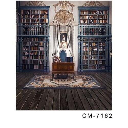 Bible story Retro photo backgrounds vinyl evening dress indoor books shelf backdrops photography in photo studio kits CM-7162