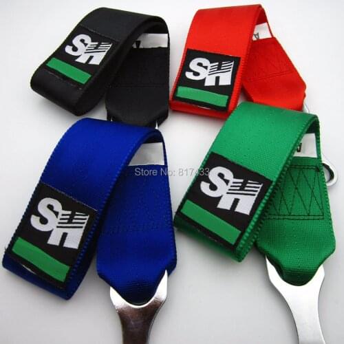 NO Bolt Nut 1PCS 30CM JDM TK FD SH Car Racing Tractor Tow Hook Strap Rope