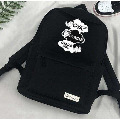 Haikyuu backpack designer 2021 anime kawaii tassen dames mujer bolso mujer backpack